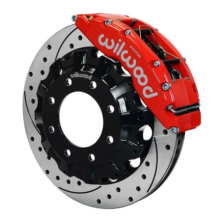 WILWOOD 16 in. Big Brake Truck Front Brake Kit, Red 140-8996-DR